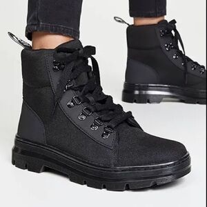 NIB Dr. Martens Combs Women’s Black Boots, Size 6